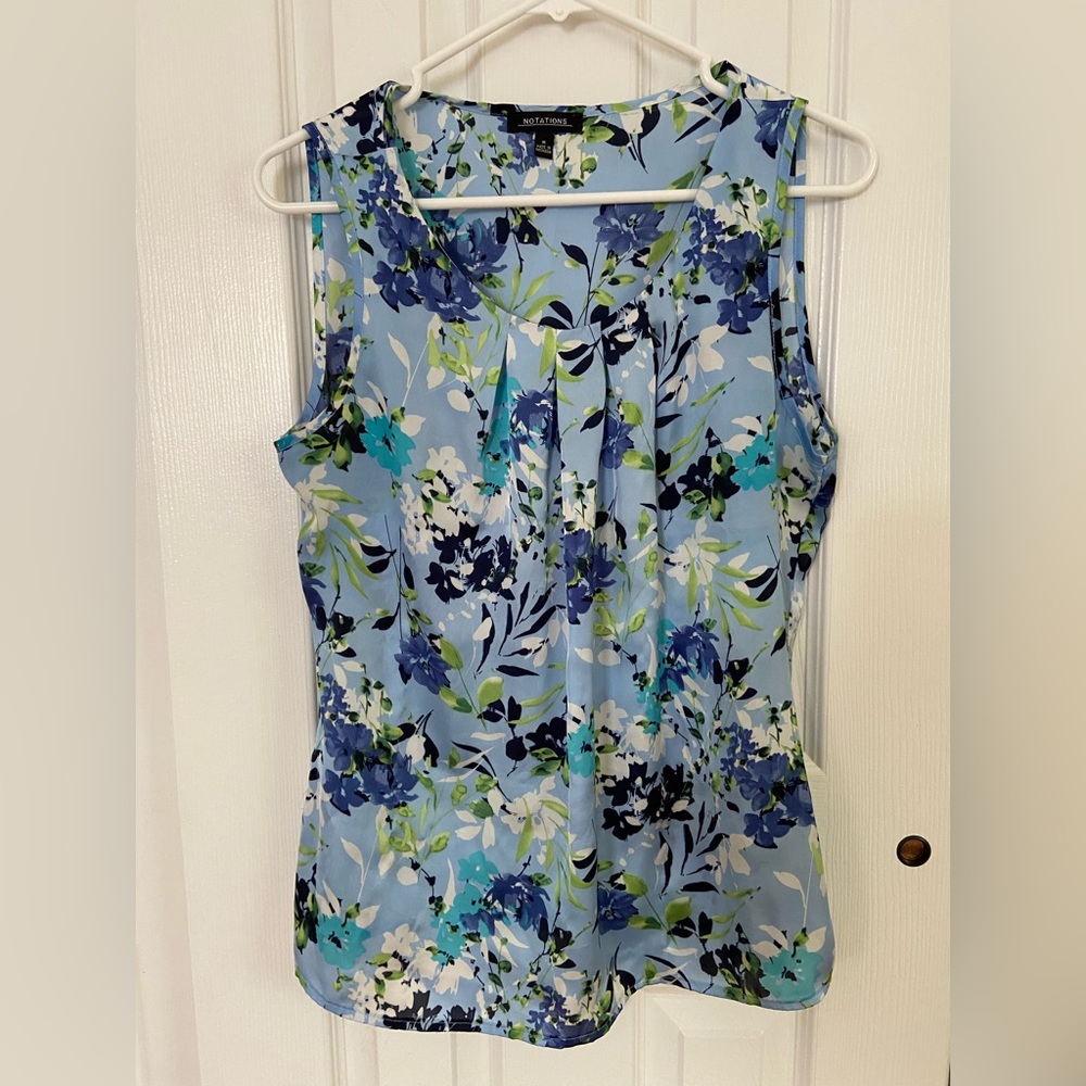 NOTATIONS SLEEVELESS TOP Medium
